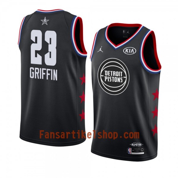 Detroit Pistons Trikot Blake Griffin 23 2019 All-Star Jordan Brand Schwarz Swingman - Herren